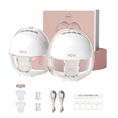 Ncvi Wearable Hands Free Breast Pump With 4 Modes And 9 Levels