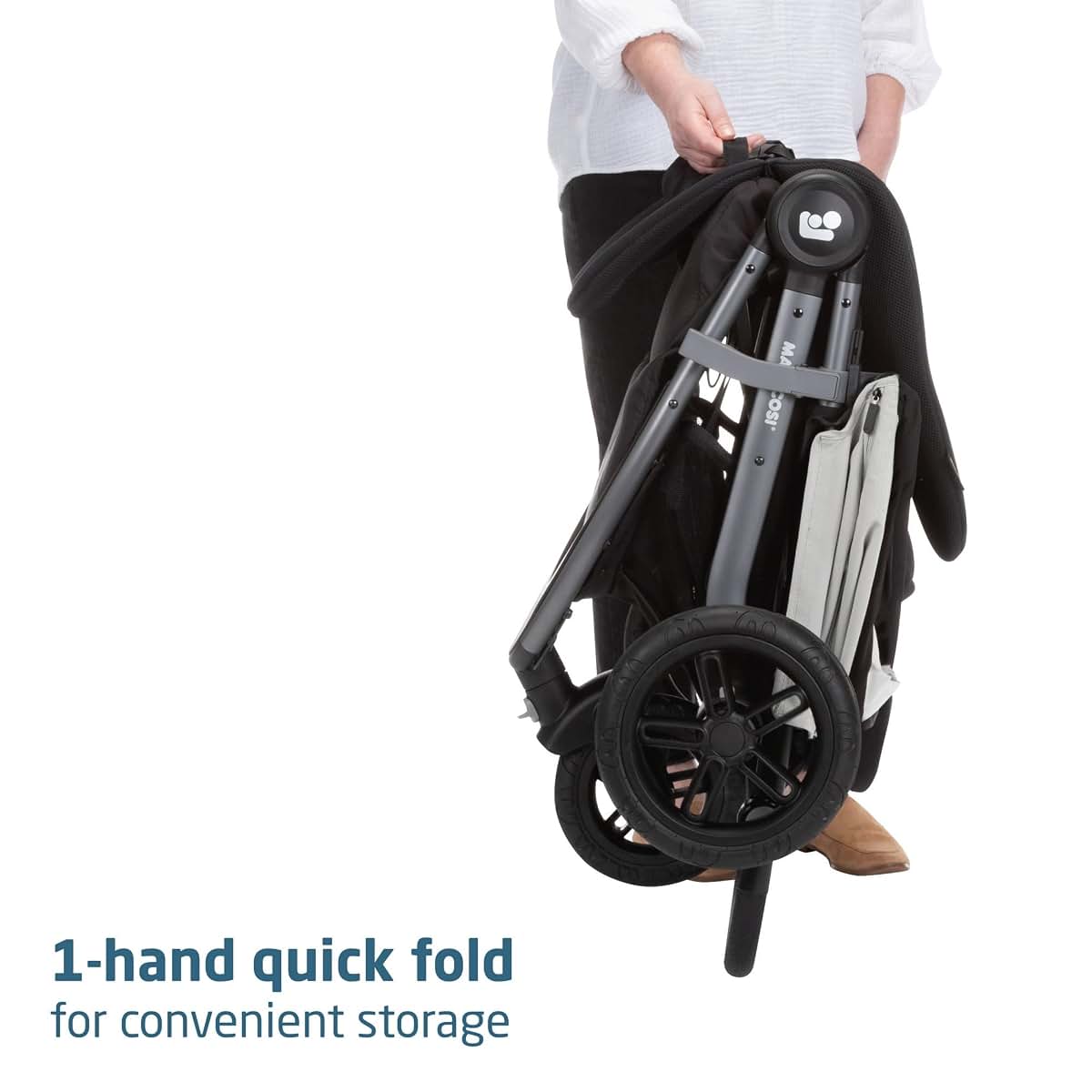 Maxi-Cosi Gia XP Luxe Travel System Stroller and Car Seat with 3-Wheel Maneuverability