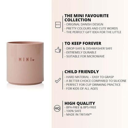Design Letters Mini Sippy Cup For Kids - Nude (photo 4)