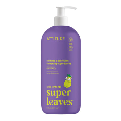 Attitude Kids Shampoo and Body Wash Vanilla Pear
