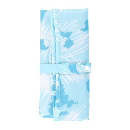 BAOK Baby Changing Pad, Outdoor Skinfriendly Nylon Waterproof Changing Pad for Home (Water Blue Graffiti)
