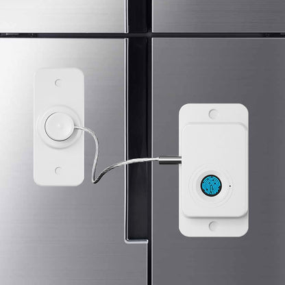 Kizzhisi Fingerprint Refrigerator Lock for Cabinets, Drawers, and Appliances