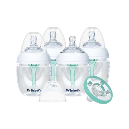Dr. Talbot's Anti Colic Bottles 6 Oz 4 Pack With Soft Flex Pacifier