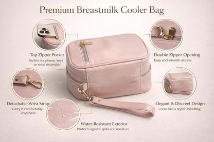 MaddiSol Breast Milk Cooler Bag with 2 Ice Packs for Travel (photo 2)