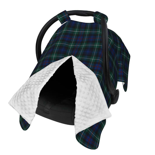 CYQRNET Clan Mackenzie Tartan Baby Car Seat Cover And Nursing Scarf