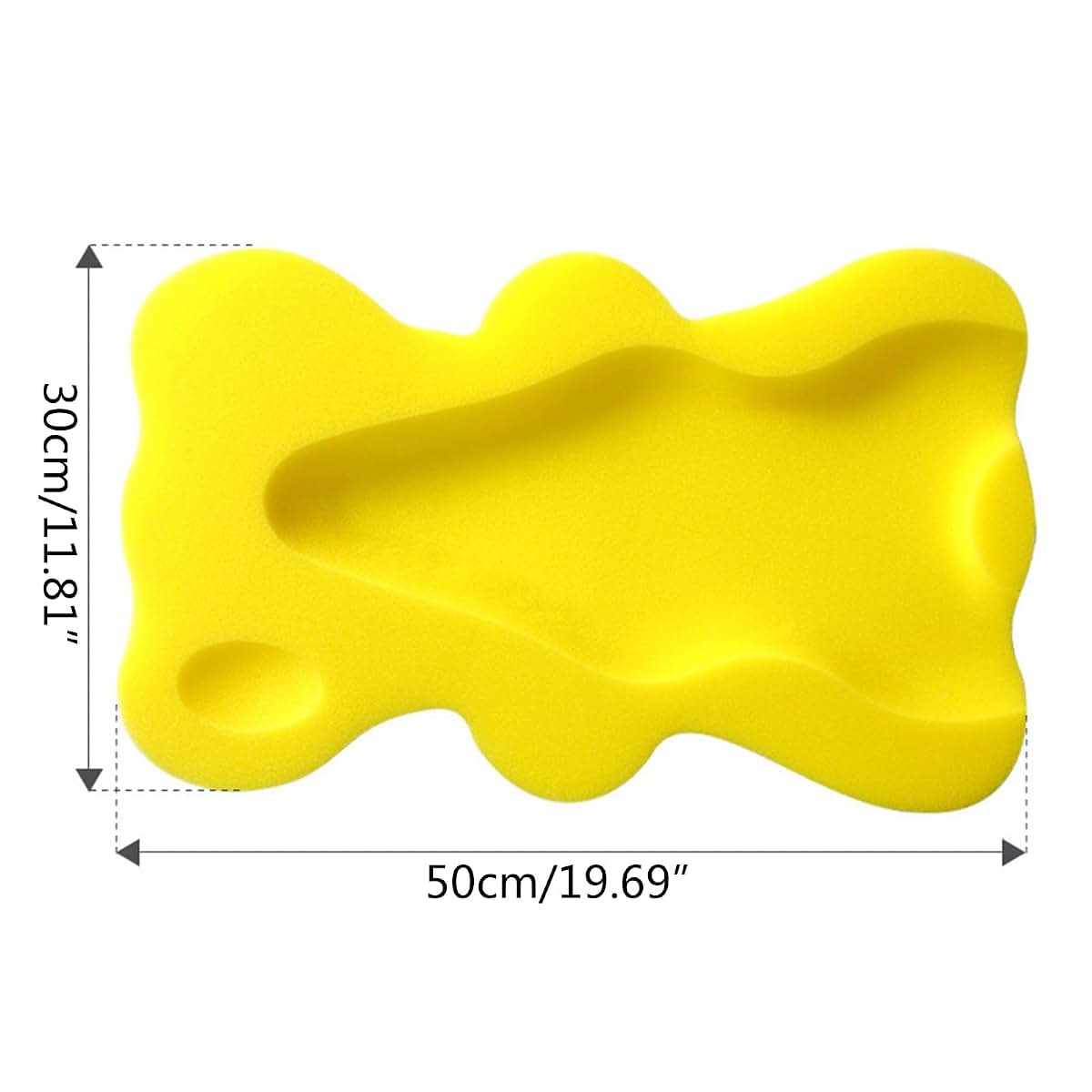 HOUNIIXIE Baby Bath Sponge Mat Newborn Shower Pad (photo 3)