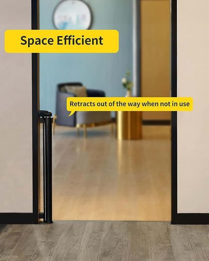 BabyOneStop Retractable Mesh Gate for Doorways and Stairs