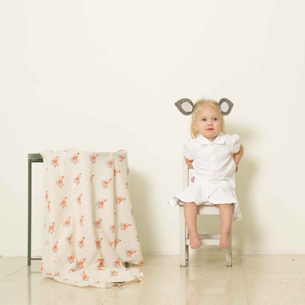 Little Fennec Versatile Cotton Muslin Cuddle Blanket - Riding (photo 4)