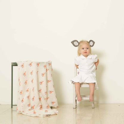 Little Fennec Versatile Cotton Muslin Cuddle Blanket - Riding (photo 4)