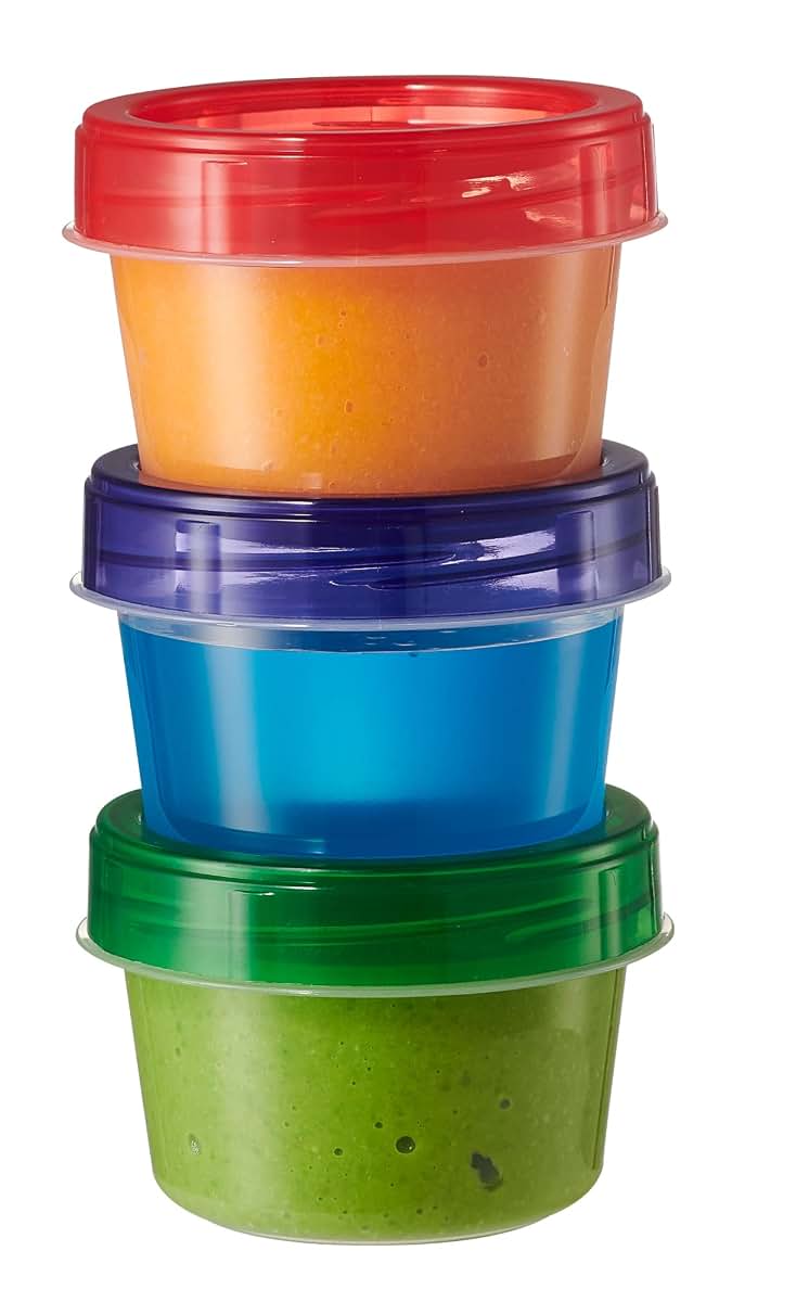 Elegant Disposables Baby Food Storage Containers Set (4 Oz)