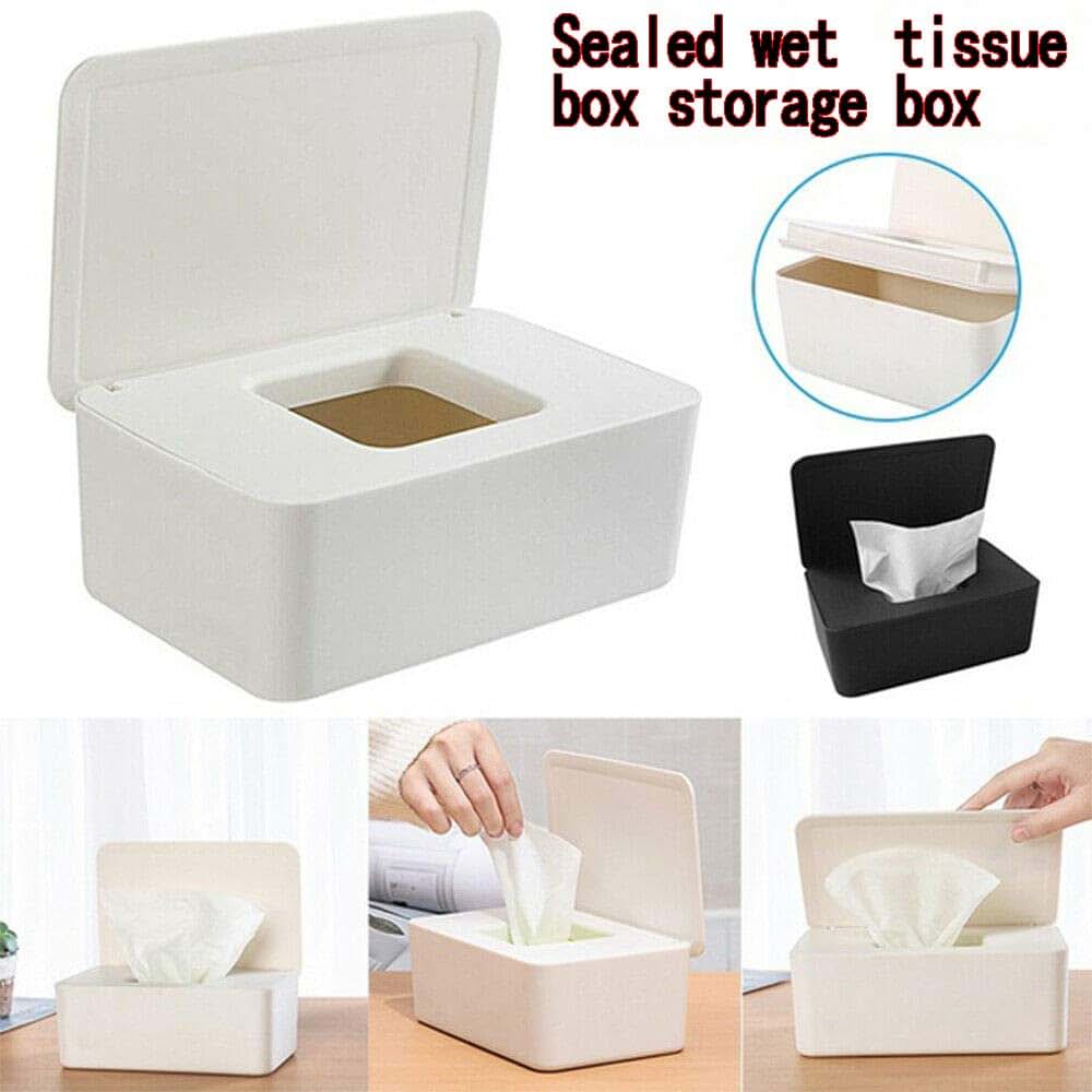 LINGNI Wipes Dispenser and Baby Diaper Wipes Case in Black (photo 4)