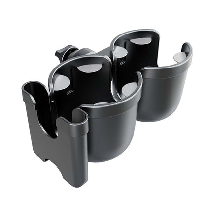 BabyOneStop Pushchair Double Cup Holder with Phone Mount, 360° Rotation