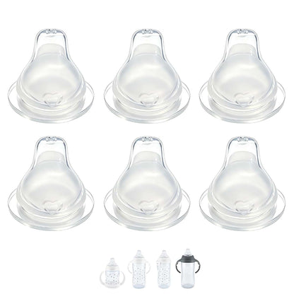 Honeykin Replacement Silicone Spout Compatible with NUK, Soft Spout Replacement for NUK Active and Learner Cups, Soft
