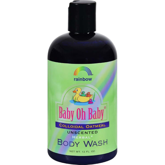 Rainbow Research Baby Oh Baby Colloidal Oatmeal Body Wash, Unscented, 12 Oz