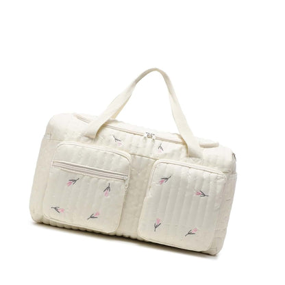 MENGLANSI Cartoon Pattern Diaper Bag for Essential Quick Access Wet Secure Closure Design Spacious Handbag Cartoon Bear (photo 4)