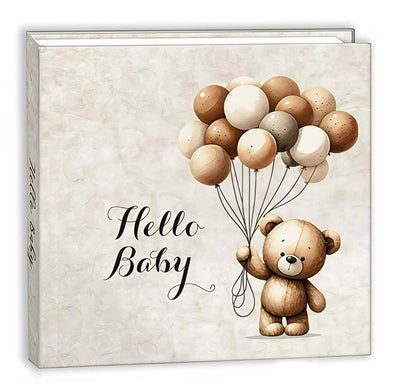 Alejastore Baby Album and Memory Book with Teddy Bear Design