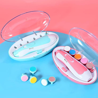 BabyOneStop Electric Nail Trimmer Kit With 6 Heads