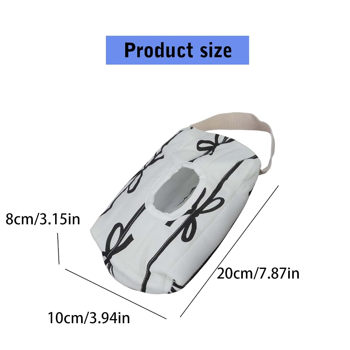 RDTGHY Sturdy Cotton Wet Tissue Pack With Elegant Bowknot (photo 4)