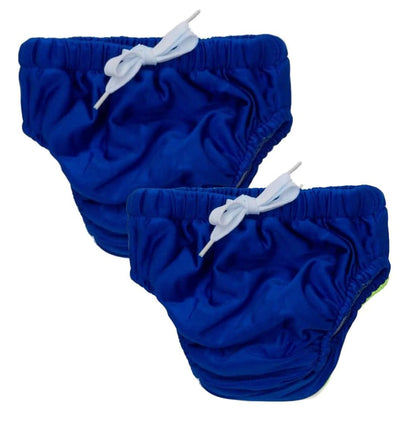 Kawaii Baby Reusable Swim Diaper And Training Pants, 2-Pack Blue