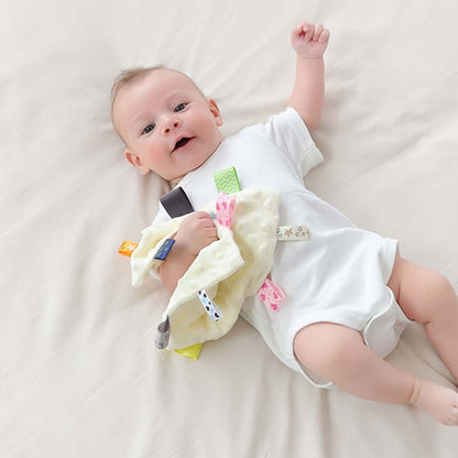 SHITINGRM Baby Appease Towel Soft Soother Teether Infants Comfort Sleeping Nursing Cuddling Square Sensory Security (photo 4)