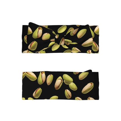 Broleo Pistachios Always Smile Prints Baby Bow Headband (photo 2)