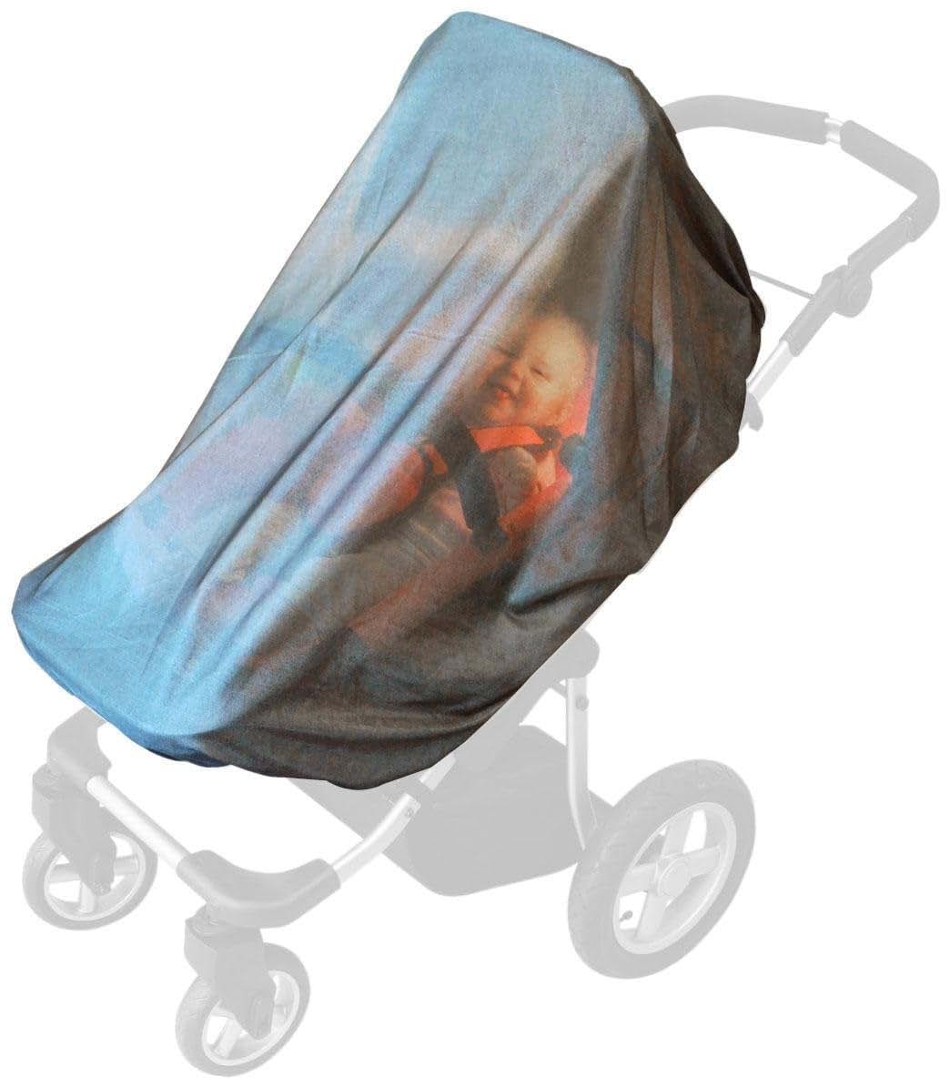 Jolly Jumper Solar Safe Net for Strollers and Playards, Black