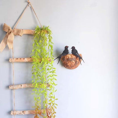 Guanshan 3D Realistic Swallows With Nest Wall Sticker