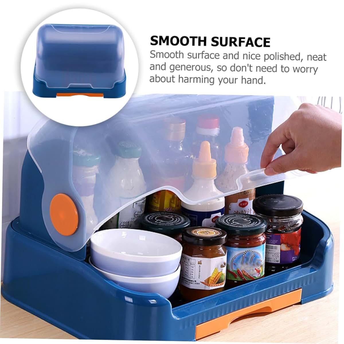 Alipis Baby Bottle Drying Rack And Storage Container With Lid