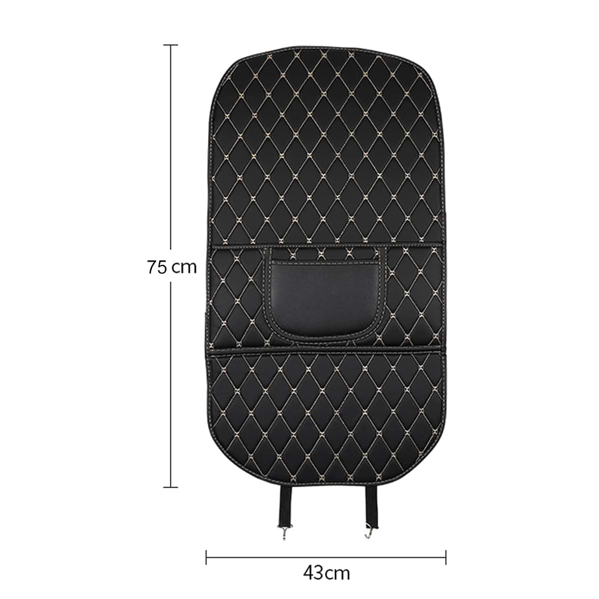 Acogedo Car Back PU Leather Rear Protector Mat (Bigger)