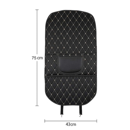 Acogedo Car Back PU Leather Rear Protector Mat (Bigger)