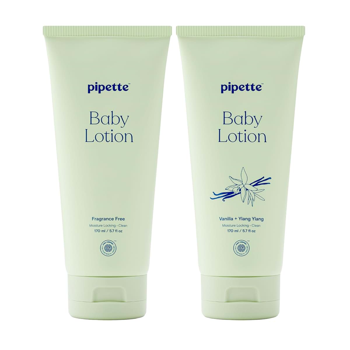 Pipette Baby Lotion Duo for Head-to-Toe Hydration