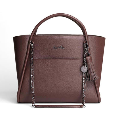 Itzy Ritzy Boss Tote Diaper Bag in Vegan Leather