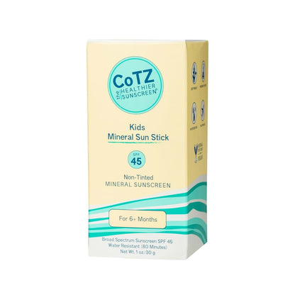 CoTZ Kids Mineral Sunscreen Stick SPF 45 Broad Spectrum