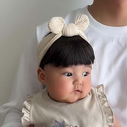 PTILSERY Newborns Hairpiece Headwear Baby Girls Cosplay Headband with Lovely Bowknot Decor Festive Hair Accessories (photo 4)
