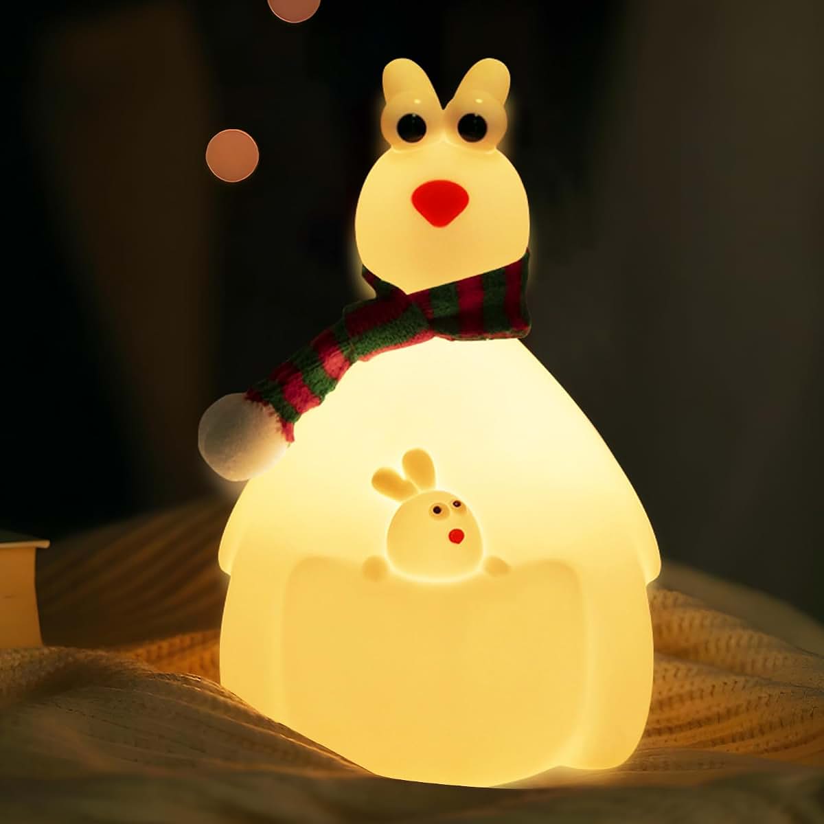 HPYDIY Cute Kangaroo Night Light with Touch Color Changes (photo 4)