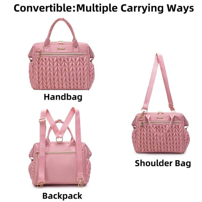 Bhafem Convertible Diaper Bag Tote