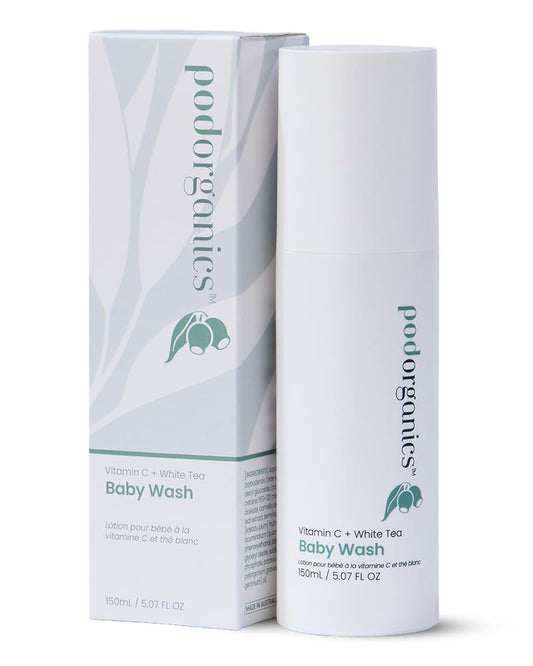Pod Organics Vitamin C + White Tea Newborn Baby Wash - Microbiome Safe