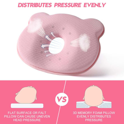 Memory Foam Travel Pillow With Cotton Cover