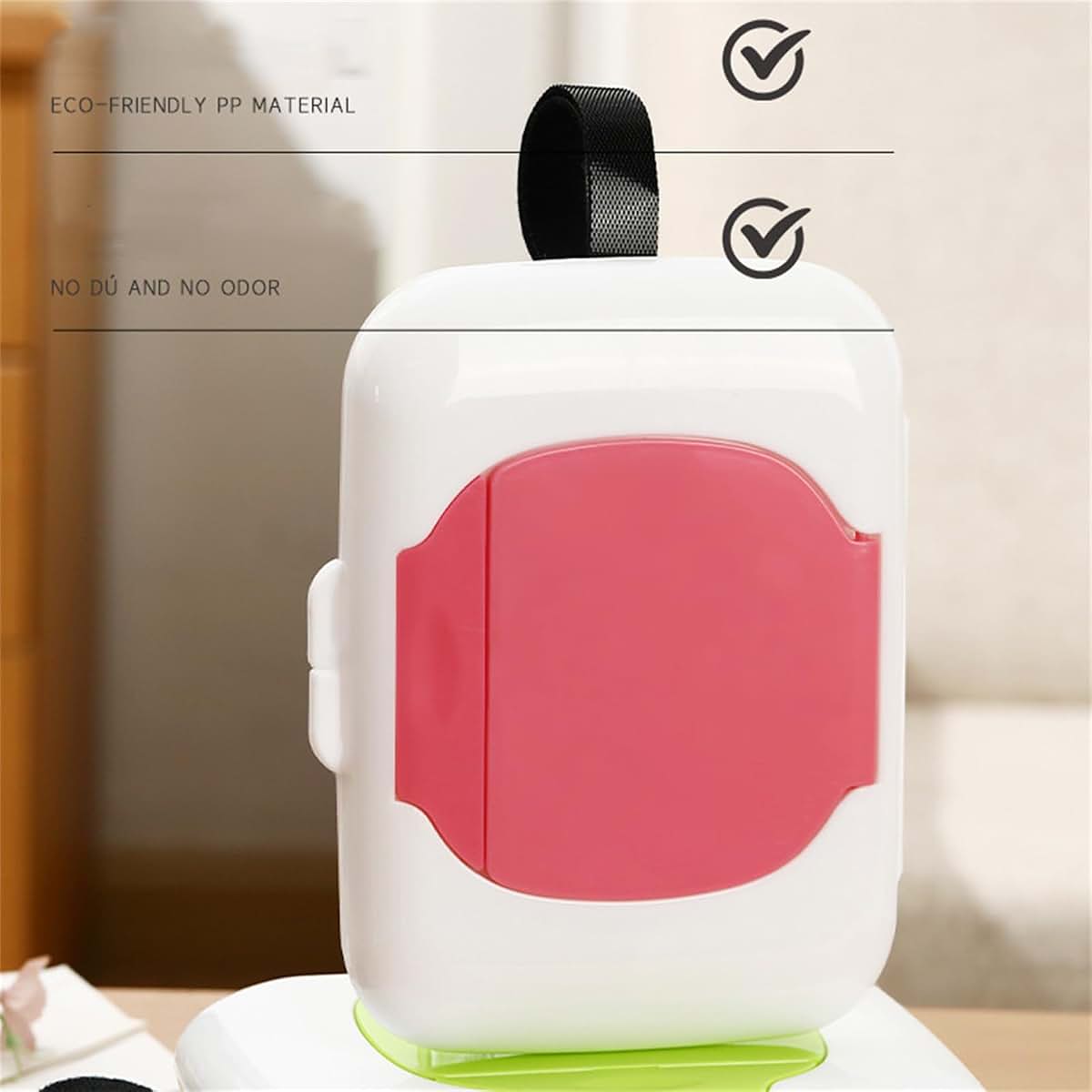 Syanjin Travel Refillable Wipe Holder Wipes Dispenser