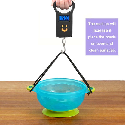 PandaEar Baby Suction Bowls 3 Sizes Stackable With Lids