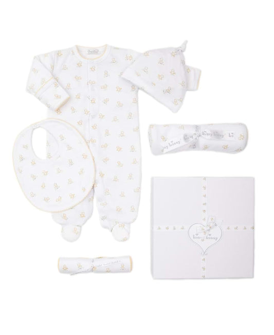 kissy kissy Baby Unisex Hatchlings 5-Piece Gift Set