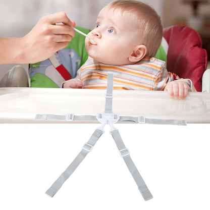 Yechiry Universal 5-Point High Chair Replacement Straps with White Button (photo 3)