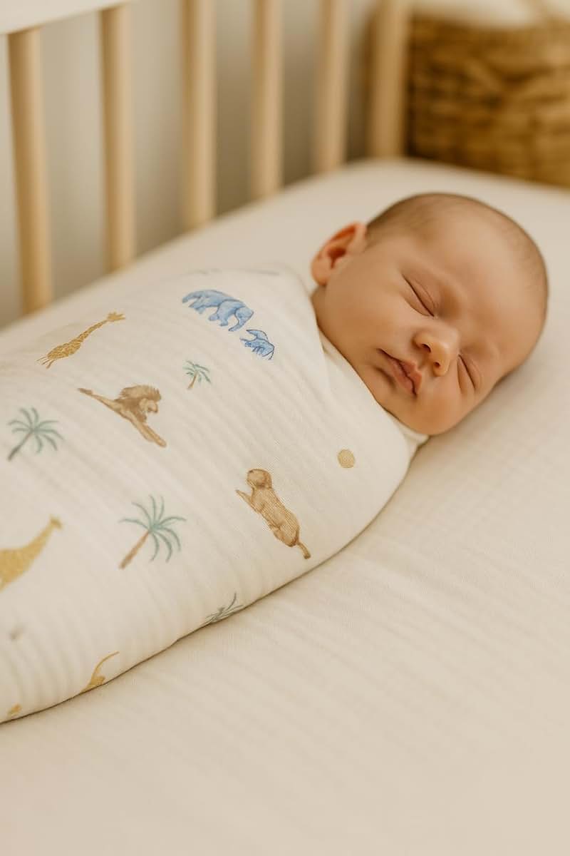 Sunshine & Snuggles Cotton Swaddle Blankets