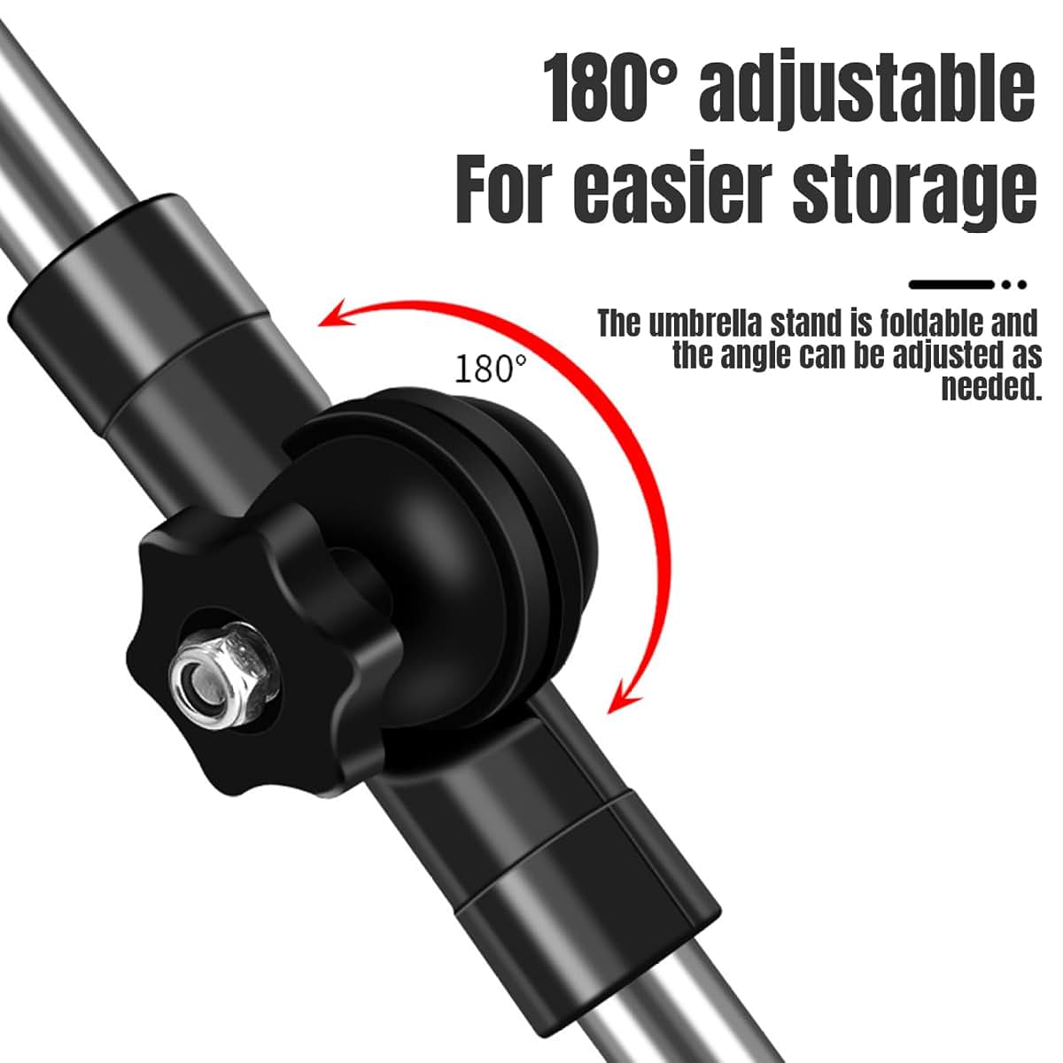 Lamppdcor Umbrella Holder For Stroller 180°Adjustable Umbrella Holder for Stroller, Stretchable Umbrella Clamp for (photo 2)