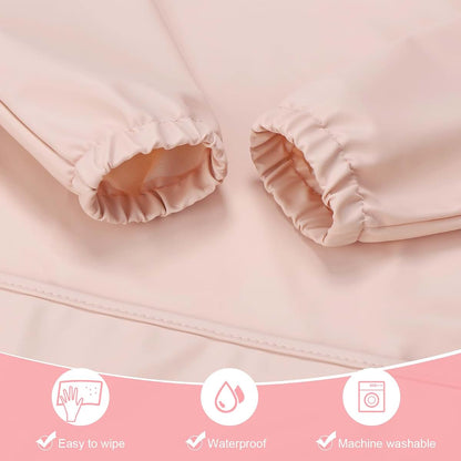 Accmor Long Sleeve Waterproof Baby Bib For 6-24 Months