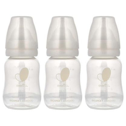 Evenflo Feeding Balance+ Bottles, Standard, 0+ Months, Slow Flow, 3 Bottles, 4 oz (120 ml) (photo 3)