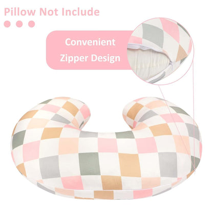 DILIMI Nursing Pillow Cover in Checkerboard Pattern