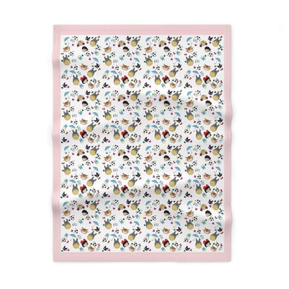 direfly ‌Studio Ghibli Soft Fleece Baby Blanket (Blue) - Cozy, Cute, and Babies