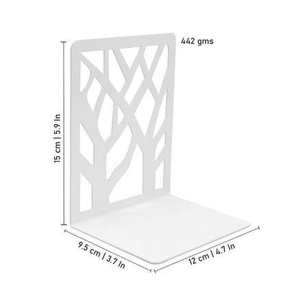 Spillbox Metal Bookends for Bookshelves and Desks