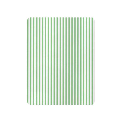 BabyOneStop Light Green White Stripes Crib Sheet for Boys Girls Soft Breathable Mini Crib 52 x 28